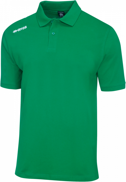 Errea - Team Colours Polo - Grøn & hvid